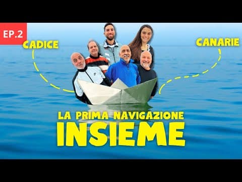 La prima navigazione insieme - Il nostro viaggio verso l'AMERICA - Ep. 2
