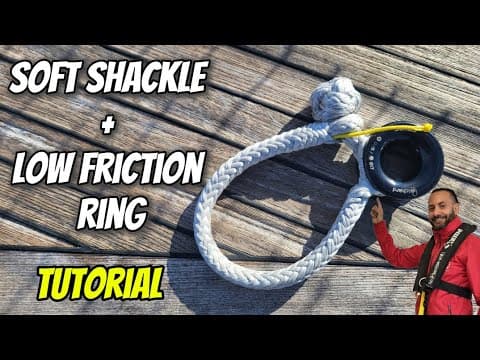 Soft shackle + low friction ring - grillo tessile con anello a bassa frizione tutorial